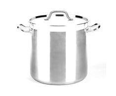 Vier 800-28 Faitout droit en acier inoxydable 28 cm Argenté 28 cm