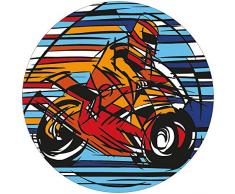 Element Gifts Dessous de Verre Motif Moto Multicolore Taille Unique