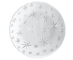 Spiegelau & Nachtmann, Assiette, Verre en Cristal, Stars Transparent