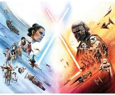 Komar WB174-50x40 Tableau Mural, Star Wars Affiche du Film, 50cm x 40cm