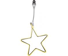 Star 418-53 Accessoires pour guirlandes, mÃ©tal, Blanc, 52x26 cm