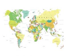 Papier Peint poster panoramique GREEN WORLD 4 x 2,70 m | DÃ©co et photo murale XXL QualitÃ© HD Scenolia