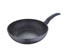 Bergner Orion Wok en Aluminium forgÃ©, Gris, 28Â cm