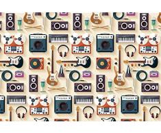 Papier Peint poster panoramique POP ROCK 4 x 2,70 m | DÃ©co et photo murale XXL QualitÃ© HD Scenolia