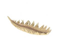 Clayre & Eef 6PR2445 Coupelle en Forme de Feuille de Palmier Env. 47 x 21 x 5 cm