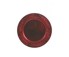 Galileo Casa étoile noël Dessous de Plat, mélamine, Rouge, 33 x 33 x 2 cm