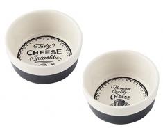 Creative Tops Lot de 2 ramequins à Fromage Gourmet Multicolore