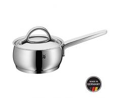 WMF 1729166040 Casserole Haute avec Couvercle, Acier Inoxydable, Argent, 16 cm