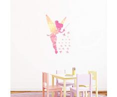 Stickers adhÃ©sifs Enfants | Sticker Autocollant Origami la fÃ©e et Ses Ã©toiles Brillantes - DÃ©coration Murale Chambre Enfants | 85 x 55 cm