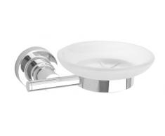 Nie Wieder Bohren LU123 Luup Porte Savon Chromé 15 x 12 x 5,2 cm