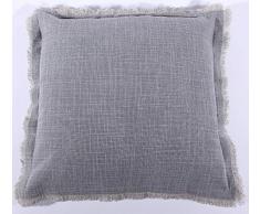 La Finesse - Housse de Coussin carrÃ©e dÃ©corative 50 x 50 cm pour la Maison en Coton pour Le Salon, Le canapÃ©, la Chambre Ã Coucher, Tissu colorÃ©, Taille Unique