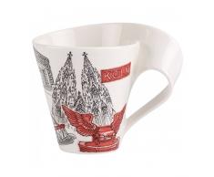 Villeroy & Boch Cities of the World Tasse à café Cologne 2, 300 ml, Porcelaine Premium, Blanc/Multicolore