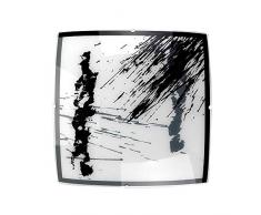 ONLI 1073/PLM Plafonnier, Verre, Blanc/Noir