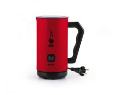 Bialetti Milk Frother Electrique, Mousseur à lait pour cappuccino, capacité 150 ml cappuccino ou 300 ml lait chaud, rouge