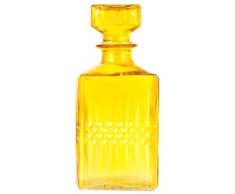 Home Sablier Whisky, Lt 1, Verre, Jaune, 9Â x 9Â x 23Â cm