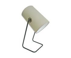 Moycor éclairage-Lampe de bureau Lampe de Table Pied Fer marron et 18 x 20 x 46 cm