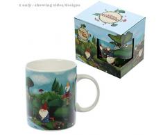 Puckator Gnomes Tasse en Porcelaine Fine