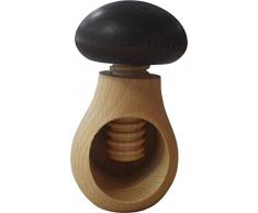 Fackelmann 521149 Casse noix en bois vissable, Brun