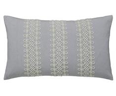 Sanderson Coussin CHISWICK Grove Argent 100% Coton 50 x 30 cm