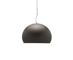 Kartell A + +, Big FL/Y Lampe suspension, Plastique, marron, E27 15 wattsW 240 voltsV