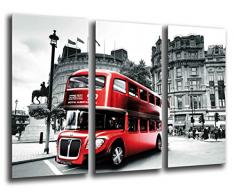 Tableau Moderne Photographique, Impression sur bois, Londres, City of London, 97 x 62 cm, ref. 26027