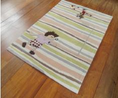 Livone Tapis Enfants lhÃ©risson Freddy Multicolore 100x140cm