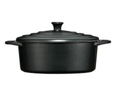 Premier Housewares OvenLove Grand Plat Cocotte Noir- Grand Plat Four avec Couvercle- - 2.5l
