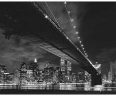 Empire 093189 Mini Poster New York Manhattan de Nuit 50 x 40 cm