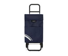 GARMOL Chariot de Courses 48L Bleu Marine