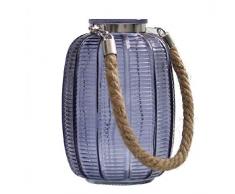 Dcasa Bougeoir en Verre pour décoration de la Maison Unisexe Adulte, Multicolore (Multicolore), Unique