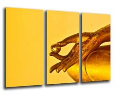 Tableau Moderne Photographique, Impression sur bois, Bouddha, Bouddha, Relaxation, Zen, Méditation, Relaxation, 97 x 62 cm, ref. 26087