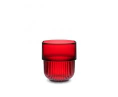 Authentics - Gobelets Salle De Bains Rouge Design Authentics Kali (Set De 2)