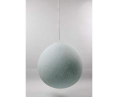 Cotton Ball Lights Lampe suspension 31Â cm, coton, Light Aqua