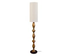 Tosel 51283 Lampadaire 1 Lumière, Bois, E27, 40 W, Marron, 28 x 157 cm