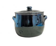 Benegiamo Arte e Terracotta BNG064 Casserole avec couvercle, multicolore