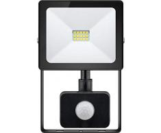 Goobay Projecteur extÃ©rieur LED, Noir, 10 Watt