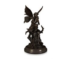 World Art Forest Fairy Sculpture En Bronze, Multicolore, 37x19x19 Cm