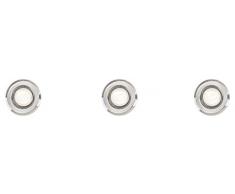 Philips - Enif - Spot fixe encastrable, sans ampoule, lot de 3 9 x 9 x 10 cm Nickel