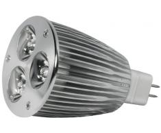 Transmedia LP1-36SQL Power Spot LED 12 V 6 W GU5,3 Blanc Chaud