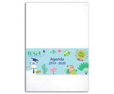 Toga Zanimo Agenda Scolaire 2019-2020-12x17 cm, Papier, Multicolore, non applicable