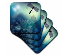 3dRose CST_210922_2 Dessous de Verre, Mutli-Colour, set-of-8-Soft