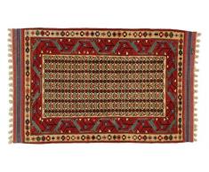Eden Carpets Konya Antik Tapis nouÃ© Ã la Main, Coton, Multicolore, 116Â x 163Â cm