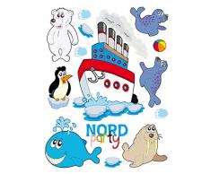 AG Design k 0826 Mural Stickers autkleber Nord