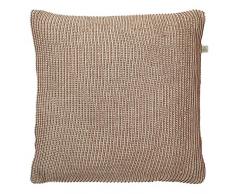 Dutch Decor Coussin Terres 45x45 cm Cognac - Coussins Déco - Oreiller Décoratif - Déhoussable - Zippé