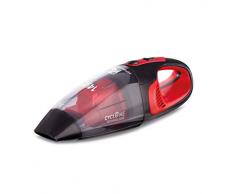 Di4 81304342 Aspirovac Aspirateur de Table 14,4 V, Humide et Sec, idéal pour la Collecte de liquides et de Solides, autonomie 15 Minutes, Rouge, 45,7 X 36,6 X 35,2