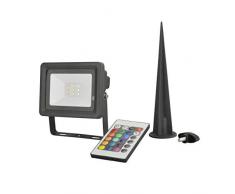 Spot LED Ã planter avec changement de couleur 10 W 240 lm IP65 Anthracite