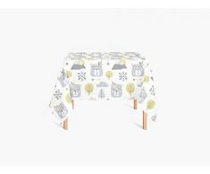 HYO MR14 Nappe pour Table fabriquÃ©e en Polyester 180 g impermÃ©able et Ignifuge B1 90 x 90 cm MR1, 100% 180 g, Multicolore, Taille Unique
