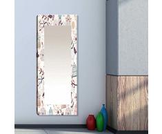 Bonamaison Miroir en toile 40x60 multicolore