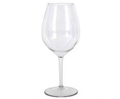 Cater4You Lot de 2 Verres à vin en Plastique Tritan pratiquement incassable 510 ML