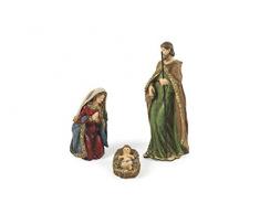 Villa dEste Home Tivoli Lot de 3 napperons avec Paillettes, Multicolore, Unique